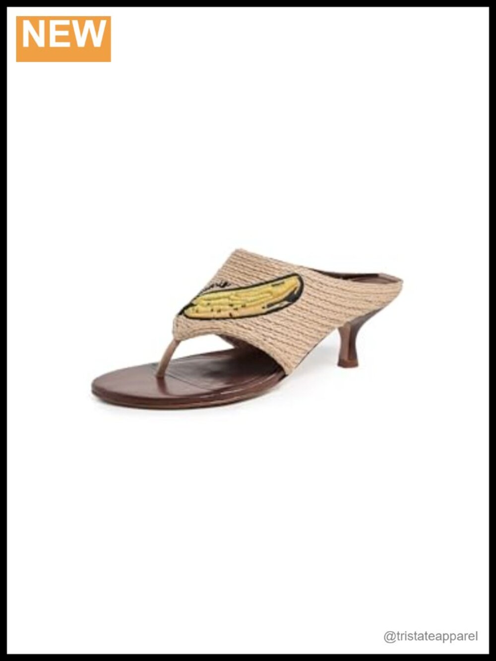 Raffia Icons Kitten Heels Open Toe Slip On Casual Shoes 70mm